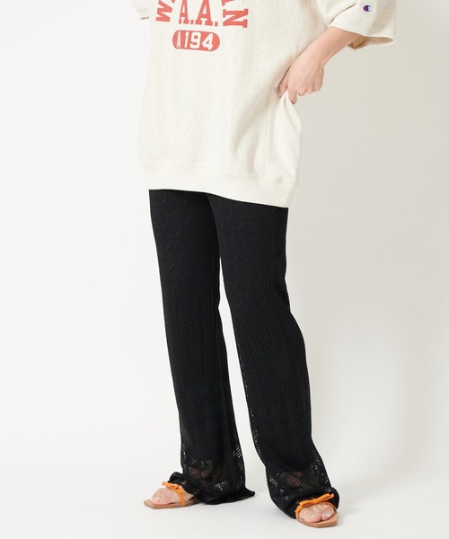 U by SPICK&SPAN(ユーバイスピックアンドスパン)の「クロシェパンツ◆(その他パンツ・レディース・ブラック/ホワイト系その他・38/36)」の10枚目の写真