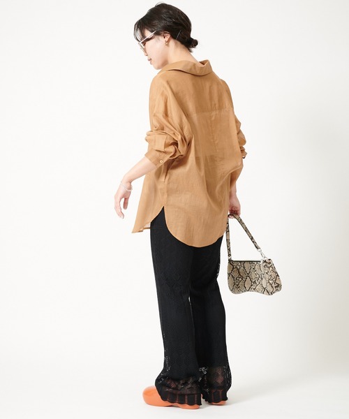 U by SPICK&SPAN(ユーバイスピックアンドスパン)の「クロシェパンツ◆(その他パンツ・レディース・ブラック/ホワイト系その他・38/36)」の8枚目の写真