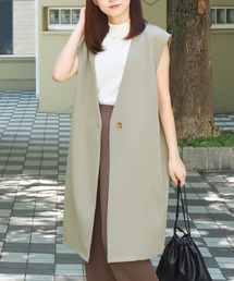 libelle more | 両面ツイル　ロングベスト(ベスト)