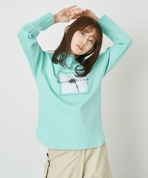 A de a.v.v | フラワーフォトプリントTシャツ(Tシャツ/カットソー)