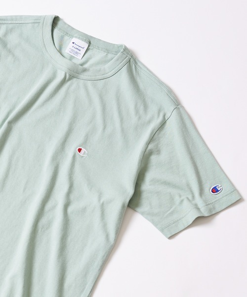 Champion(チャンピオン)の「Champion正規取り扱いアイテム!【Champion】ベーシックロゴTシャツ SHORTSLEEVE T-SHIRT C3-P300(Tシャツ/カットソー・メンズ・ホワイト/ブラック/ベージュ/パープル/ネイビー/グレー/ライム/オレンジ/グリーン・M/L/XL)」の22枚目の写真