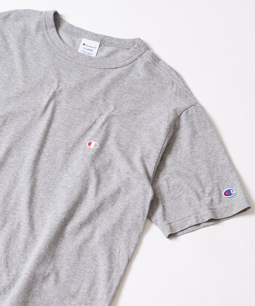 Champion(チャンピオン)の「Champion正規取り扱いアイテム!【Champion】ベーシックロゴTシャツ SHORTSLEEVE T-SHIRT C3-P300(Tシャツ/カットソー・メンズ・ホワイト/ブラック/ベージュ/パープル/ネイビー/グレー/ライム/オレンジ/グリーン・M/L/XL)」の11枚目の写真