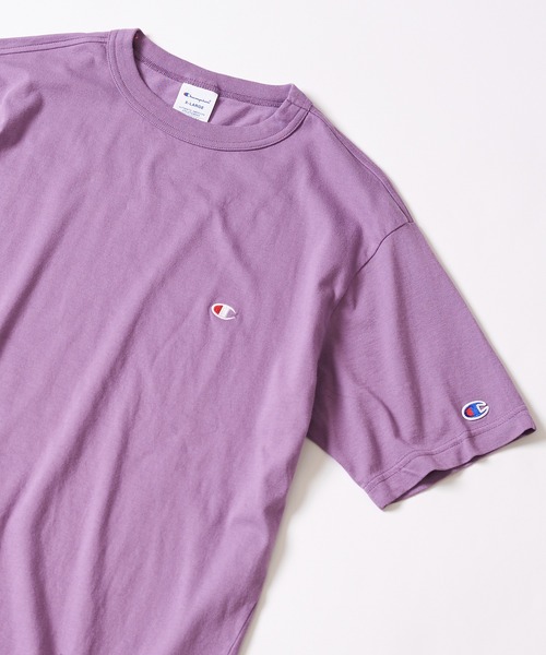 Champion(チャンピオン)の「Champion正規取り扱いアイテム!【Champion】ベーシックロゴTシャツ SHORTSLEEVE T-SHIRT C3-P300(Tシャツ/カットソー・メンズ・ホワイト/ブラック/ベージュ/パープル/ネイビー/グレー/ライム/オレンジ/グリーン・M/L/XL)」の13枚目の写真