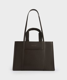 シャリア ラージダブルハンドルトートバッグ / Shalia Large Double Handle Tote Bag