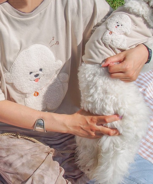 AS KNOW AS plus（アズノゥアズプラス）の「○ふわふわアニマルっT