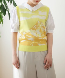 HEYUMM | グラフィックニットベスト(ベスト)