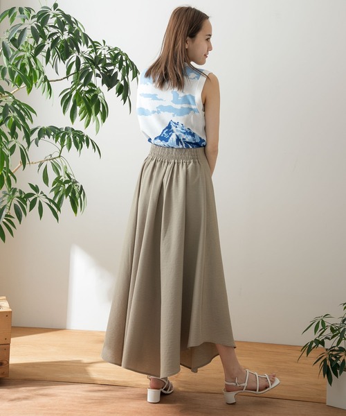 HEYUMM（ヘユム）の「グラフィックニットベスト（ベスト・レディース・イエロー/ブルー/グリーン・ONE）」の16枚目の写真