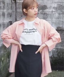 tiptop | 単色ロゴBIGTシャツ(Tシャツ/カットソー)