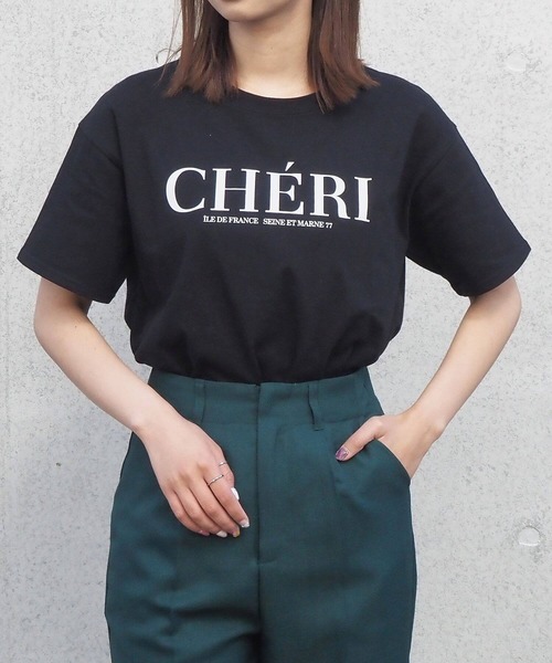 tiptop(ティップトップ)の「単色ロゴBIGTシャツ(Tシャツ/カットソー・レディース・ブラック/オフホワイト/ピンク/ホワイト系その他/ブラック系その他/ピンク系その他/ホワイト系その他2/ホワイト系その他3/ブラック系その他2/ホワイト系その他4・FREE)」の7枚目の写真