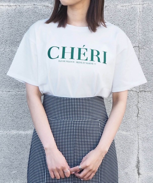 tiptop(ティップトップ)の「単色ロゴBIGTシャツ(Tシャツ/カットソー・レディース・ブラック/オフホワイト/ピンク/ホワイト系その他/ブラック系その他/ピンク系その他/ホワイト系その他2/ホワイト系その他3/ブラック系その他2/ホワイト系その他4・FREE)」の1枚目の写真