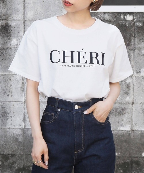 tiptop(ティップトップ)の「単色ロゴBIGTシャツ(Tシャツ/カットソー・レディース・ブラック/オフホワイト/ピンク/ホワイト系その他/ブラック系その他/ピンク系その他/ホワイト系その他2/ホワイト系その他3/ブラック系その他2/ホワイト系その他4・FREE)」の5枚目の写真