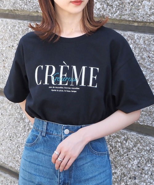 tiptop(ティップトップ)の「単色ロゴBIGTシャツ(Tシャツ/カットソー・レディース・ブラック/オフホワイト/ピンク/ホワイト系その他/ブラック系その他/ピンク系その他/ホワイト系その他2/ホワイト系その他3/ブラック系その他2/ホワイト系その他4・FREE)」の8枚目の写真