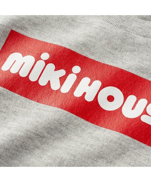 MIKI HOUSE（ミキハウス）の「ボックスロゴ半袖Ｔシャツ（Tシャツ/カットソー・キッズ・ブラック/グレー/ホワイト・80ｃｍ/130cm/120cm/110cm/100cm/90cm/140cm/150cm）」の5枚目の写真