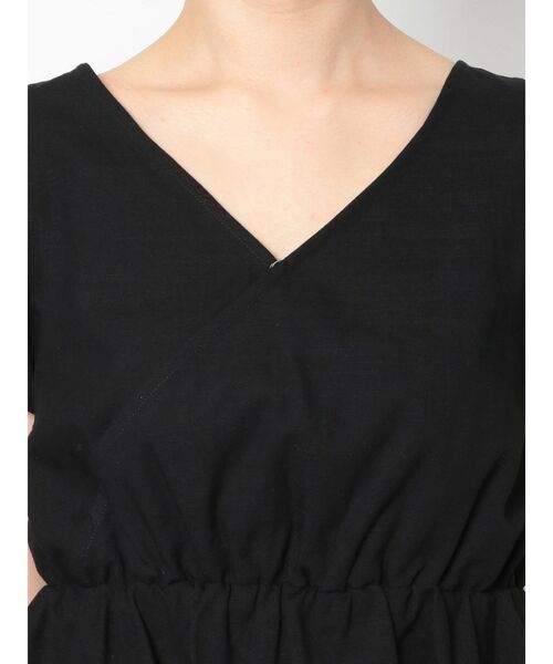 EVRIS（エヴリス）の「バックオープンリボントップス（シャツ/ブラウス・レディース・ホワイト/ブラック/オレンジ・FREE）」の10枚目の写真