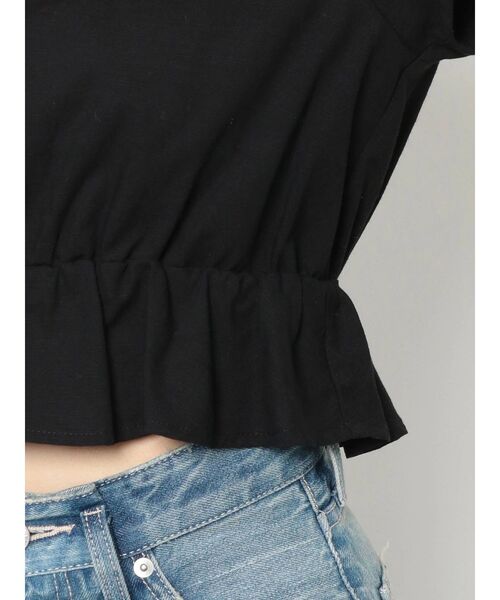 EVRIS（エヴリス）の「バックオープンリボントップス（シャツ/ブラウス・レディース・ホワイト/ブラック/オレンジ・FREE）」の8枚目の写真