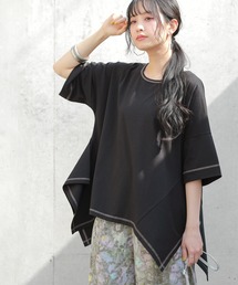 osharewalker | 『ひんやり冷感カットソー変形Tシャツ』(Tシャツ/カットソー)