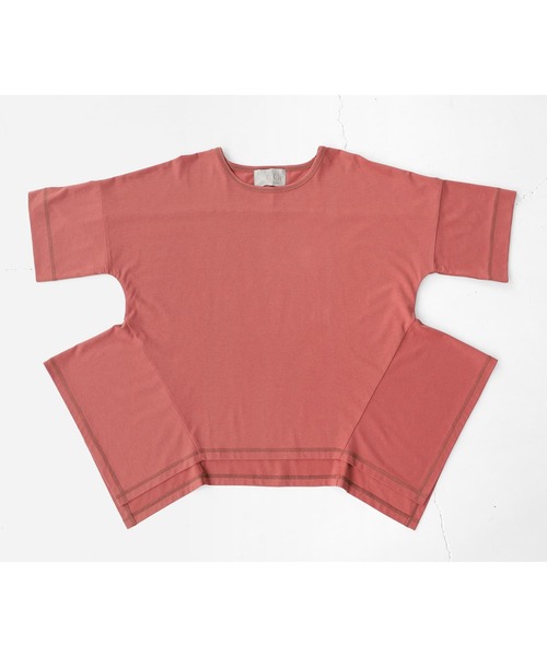 osharewalker（オシャレウォーカー）の「【廃盤】【機能素材】『変形Tシャツ』（Tシャツ/カットソー・レディース・ブラック/ブラウン/オフホワイト/イエロー/グレイッシュブルー・FREE）」の21枚目の写真