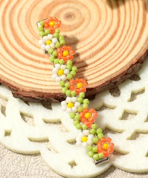 チチカカ（チチカカ）の「チコフロルクリップ（ヘアピン・レディース・パープル/オレンジ/ブルー・FREE）」の3枚目の写真