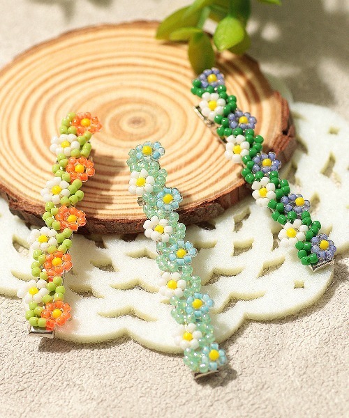 チチカカ（チチカカ）の「チコフロルクリップ（ヘアピン・レディース・パープル/オレンジ/ブルー・FREE）」の5枚目の写真