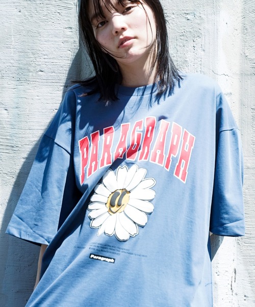 Paragraph（パラグラフ）の「【PARAGRAPH/パラグラフ 】  サークル ロゴ バックプリント Tシャツ LOGO BACK PRINT T-shirt（Tシャツ/カットソー・メンズ・ホワイト/チャコールグレー/グリーン/ブルー/パープル/オフホワイト/ホワイト系その他/その他3/その他6/その他2/その他1/グリーン系その他/グレー系その他/ブルー系その他/その他5/その他/パープル系その他/その他7/ブラック/イエロー/その他4・FREE）」の16枚目の写真