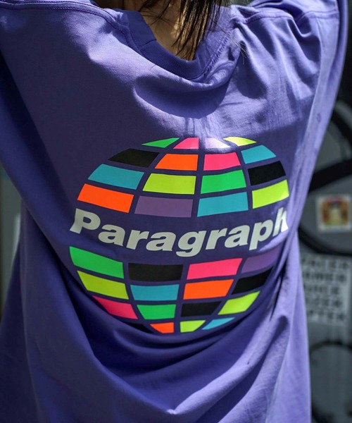 Paragraph（パラグラフ）の「【PARAGRAPH/パラグラフ 】  サークル ロゴ バックプリント Tシャツ LOGO BACK PRINT T-shirt（Tシャツ/カットソー・メンズ・ホワイト/チャコールグレー/グリーン/ブルー/パープル/オフホワイト/ホワイト系その他/その他3/その他6/その他2/その他1/グリーン系その他/グレー系その他/ブルー系その他/その他5/その他/パープル系その他/その他7/ブラック/イエロー/その他4・FREE）」の11枚目の写真