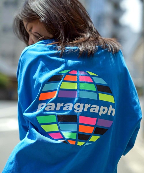 Paragraph（パラグラフ）の「【PARAGRAPH/パラグラフ 】  サークル ロゴ バックプリント Tシャツ LOGO BACK PRINT T-shirt（Tシャツ/カットソー・メンズ・ホワイト/チャコールグレー/グリーン/ブルー/パープル/オフホワイト/ホワイト系その他/その他3/その他6/その他2/その他1/グリーン系その他/グレー系その他/ブルー系その他/その他5/その他/パープル系その他/その他7/ブラック/イエロー/その他4・FREE）」の10枚目の写真