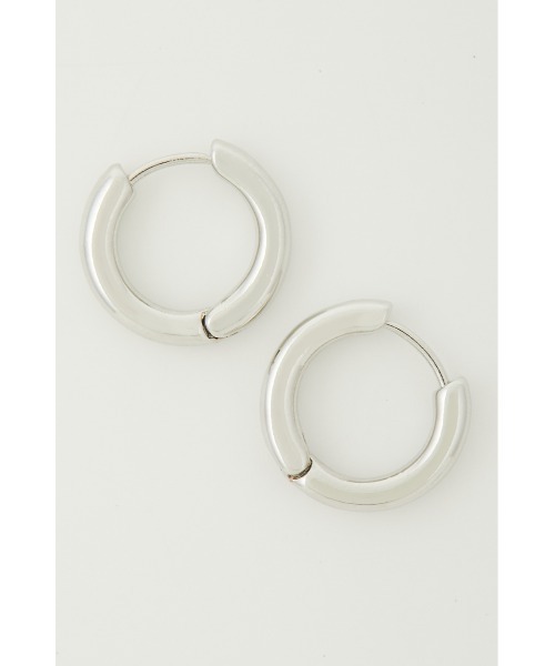 AZUL by moussy(アズールバイマウジー)の「ベーシックリングピアス(ピアス(両耳用)・メンズ・シルバー・FREE)」の1枚目の写真