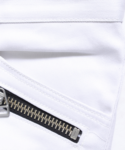 NO ID.（ノーアイディ）の「mp3058 - Cストレッチコーティング加工ライダーススキニーパンツ（その他パンツ・メンズ・ホワイト/ブラック/インディゴブルー・2/1/3）」の14枚目の写真