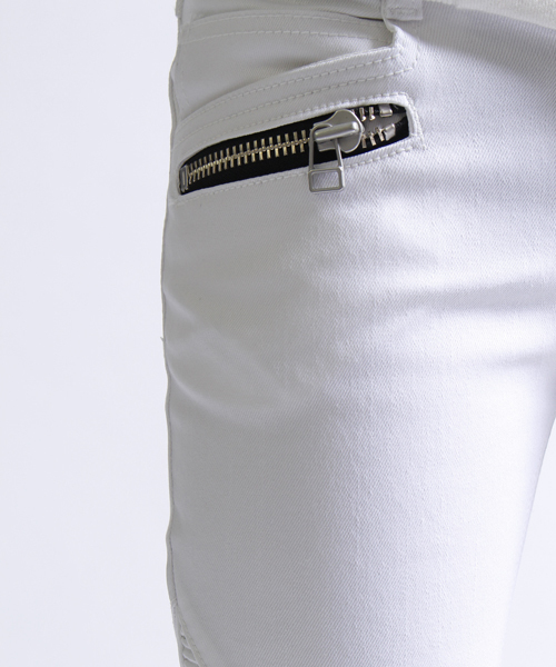 NO ID.（ノーアイディ）の「mp3058 - Cストレッチコーティング加工ライダーススキニーパンツ（その他パンツ・メンズ・ホワイト/ブラック/インディゴブルー・2/1/3）」の15枚目の写真