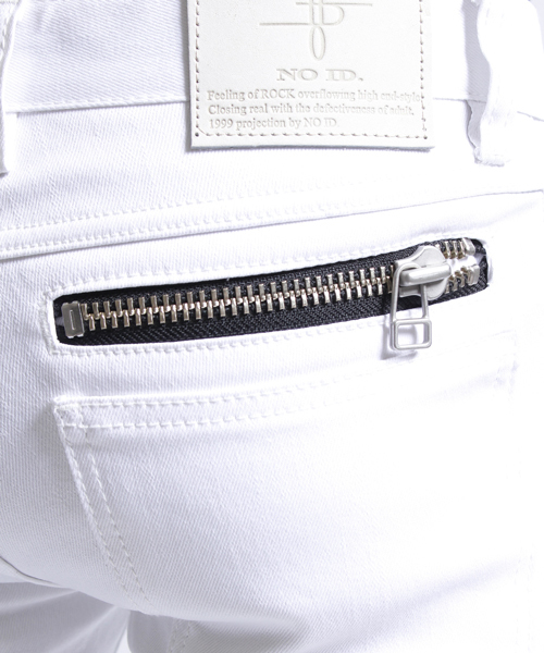 NO ID.（ノーアイディ）の「mp3058 - Cストレッチコーティング加工ライダーススキニーパンツ（その他パンツ・メンズ・ホワイト/ブラック/インディゴブルー・2/1/3）」の8枚目の写真