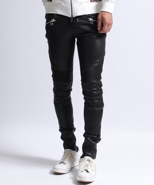 NO ID.（ノーアイディ）の「mp3058 - Cストレッチコーティング加工ライダーススキニーパンツ（その他パンツ・メンズ・ホワイト/ブラック/インディゴブルー・2/1/3）」の17枚目の写真