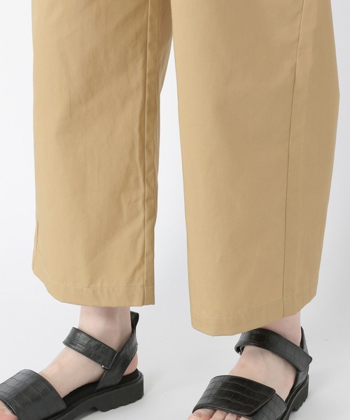 studio CLIP（スタディオクリップ）の「【撥水/UV/防汚】レジャーガチャベルト付きワイドパンツ（その他パンツ・レディース・ブラック/ベージュ/カーキ・FREE）」の12枚目の写真