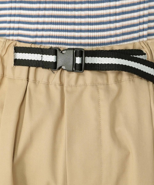 studio CLIP（スタディオクリップ）の「【撥水/UV/防汚】レジャーガチャベルト付きワイドパンツ（その他パンツ・レディース・ブラック/ベージュ/カーキ・FREE）」の13枚目の写真