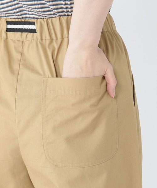 studio CLIP（スタディオクリップ）の「【撥水/UV/防汚】レジャーガチャベルト付きワイドパンツ（その他パンツ・レディース・ブラック/ベージュ/カーキ・FREE）」の14枚目の写真