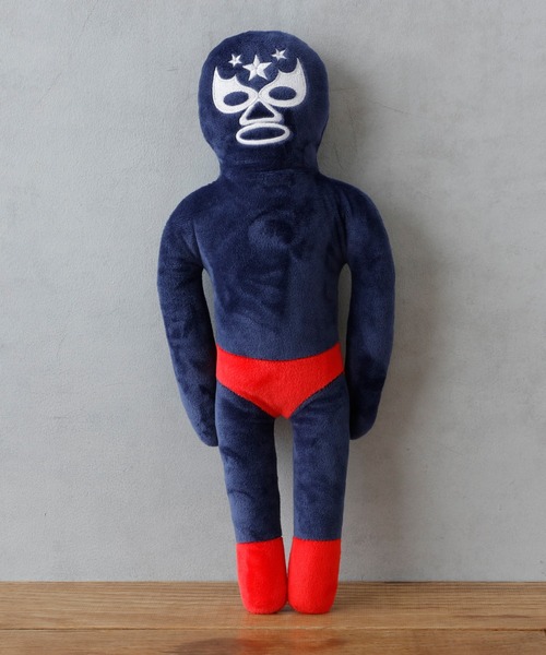 BIRTHDAY BAR(バースデイバー)の「ルチャ クッションSサイズ プロレス(クッション/クッションカバー・レディース・レッド/ブルー・フリー)」の3枚目の写真