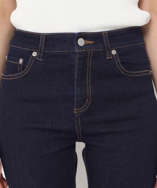 mysty woman（ミスティウーマン）の「デニムスキニーパンツ 299373（デニムパンツ・レディース・ブラック/ネイビー/ブルー系その他・SMALL/MEDIUM/LARGE）」の12枚目の写真