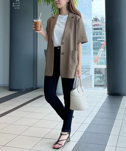 mysty woman（ミスティウーマン）の「デニムスキニーパンツ 299373（デニムパンツ・レディース・ブラック/ネイビー/ブルー系その他・SMALL/MEDIUM/LARGE）」の15枚目の写真