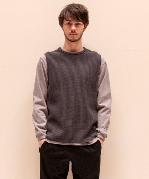 Jackman（ジャックマン）の「Waffle Under Vest（ベスト）」 - WEAR
