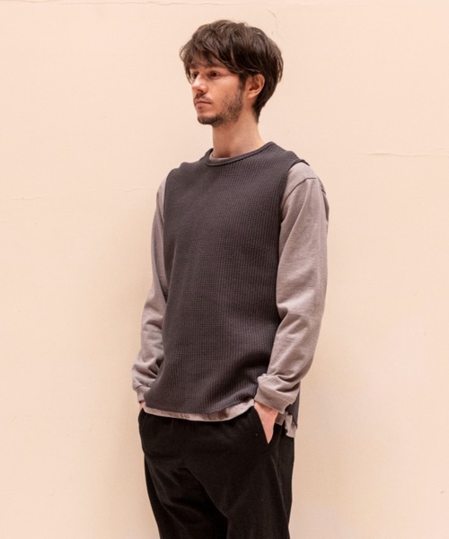 Jackman（ジャックマン）の「Waffle Under Vest（ベスト）」 - WEAR