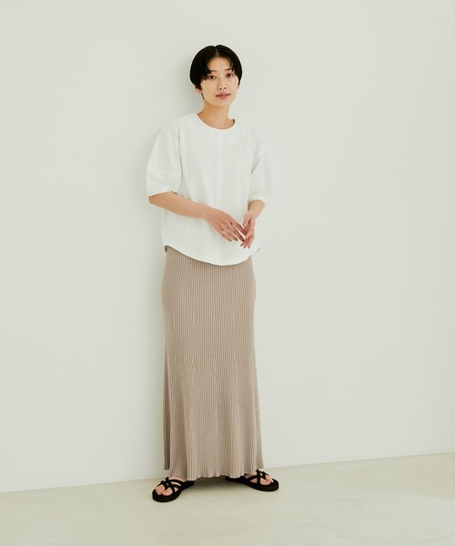 SALONadametrope☆リブニットマーメイドスカート 新品 SALON adam et rope'（サロン アダム エ ロペ）の「リブニット