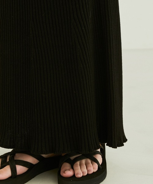 SALONadametrope☆リブニットマーメイドスカート 新品 SALON adam et rope'（サロン アダム エ ロペ）の「リブニット