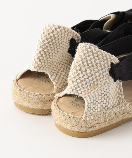 Steven Alan（スティーブンアラン）の「＜LA MANUAL ALPARGATERA＞ESPADRILLES/エスパドリーユ（サンダル・レディース・ホワイト/ブラック・38/39/36/37）」の8枚目の写真