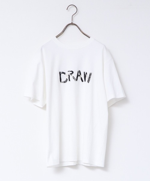 hunch（ハンチ）の「ビーズ刺繍半袖Tシャツ（Tシャツ/カットソー