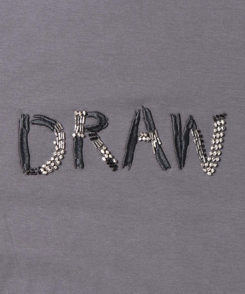 tシャツ hunch ビーズ刺繍ロゴTシャツ レディース hunch tシャツ ビーズ刺繍ロゴTシャツ レディース : ZOZOTOWN