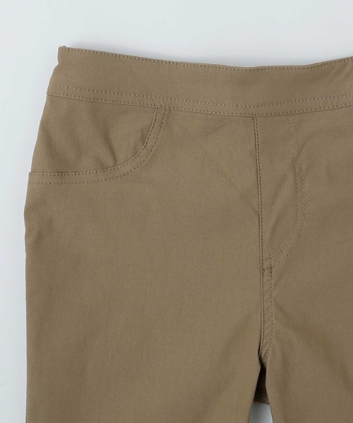 Fashion Letter（ファッションレター）の「レーヨンツイルストレッチレギンスパンツ（チノパンツ・レディース・カーキ/ネイビー/ブラック/ベージュ・M/L/LL）」の19枚目の写真