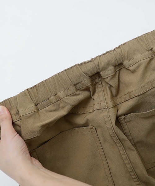 Fashion Letter（ファッションレター）の「レーヨンツイルストレッチレギンスパンツ（チノパンツ・レディース・カーキ/ネイビー/ブラック/ベージュ・M/L/LL）」の8枚目の写真