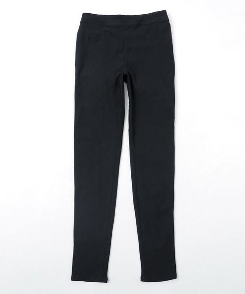 Fashion Letter（ファッションレター）の「レーヨンツイルストレッチレギンスパンツ（チノパンツ・レディース・カーキ/ネイビー/ブラック/ベージュ・M/L/LL）」の16枚目の写真