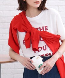 SHOO・LA・RUE | 4段ロゴプリントTシャツ(Tシャツ/カットソー)