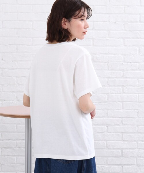 SHOO・LA・RUE(シューラルー)の「◆4段ロゴプリントTシャツ(Tシャツ/カットソー・レディース・ブラック/ホワイト系・01/02/03)」の5枚目の写真