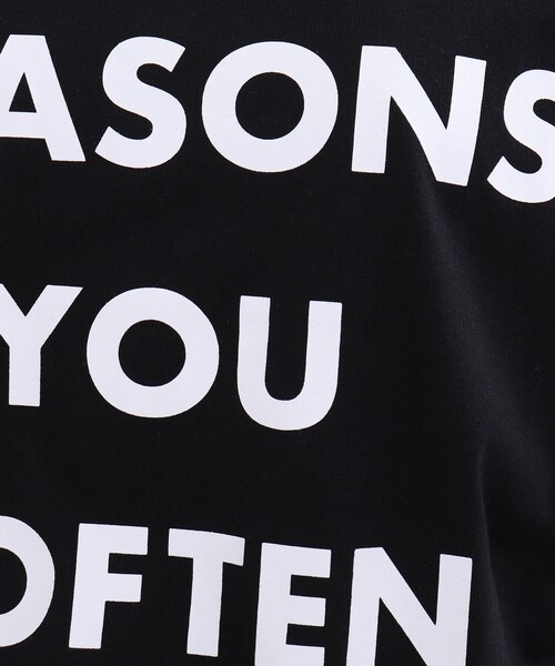 SHOO・LA・RUE(シューラルー)の「◆4段ロゴプリントTシャツ(Tシャツ/カットソー・レディース・ブラック/ホワイト系・01/02/03)」の10枚目の写真